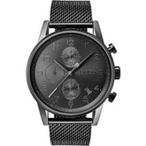 Hugo Boss Men’s Chronograph Quartz Stainless Steel Grey Dial 44mm Watch 1513674